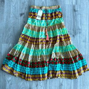 Zara maxi skirt size S